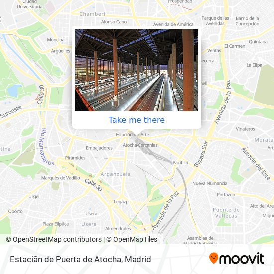 Estaciãn de Puerta de Atocha map