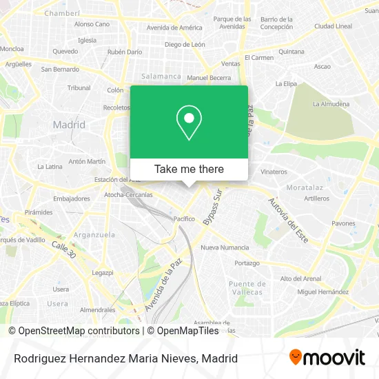 Rodriguez Hernandez Maria Nieves map