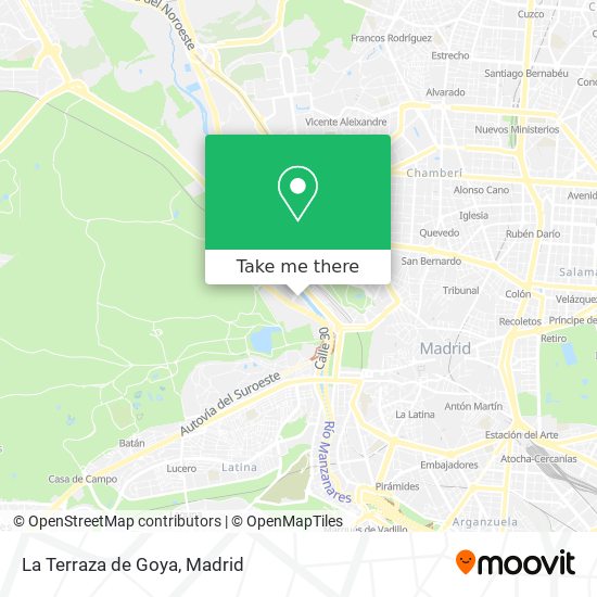 mapa La Terraza de Goya