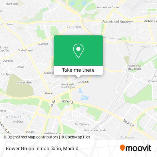 Bower Grupo Inmobiliario map