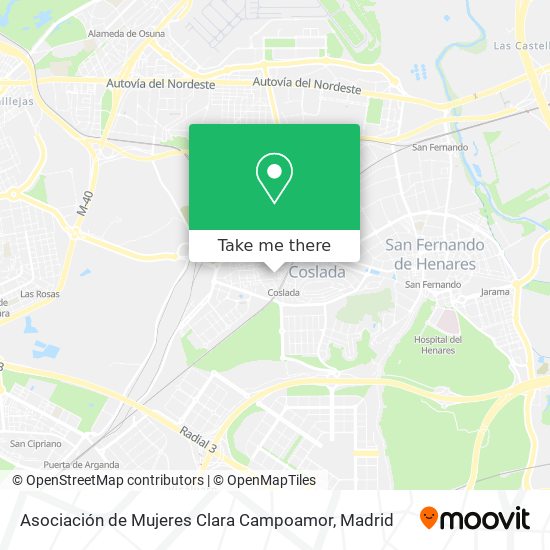 Asociación de Mujeres Clara Campoamor map