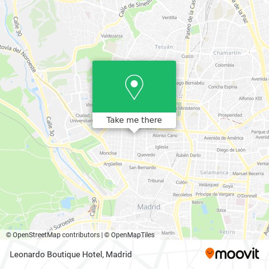 Leonardo Boutique Hotel map