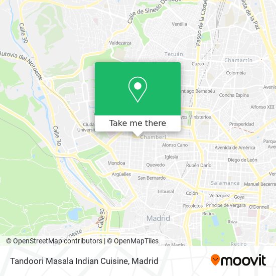 Tandoori Masala Indian Cuisine map