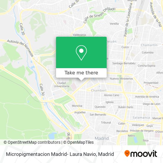 Micropigmentacion Madrid- Laura Navio map
