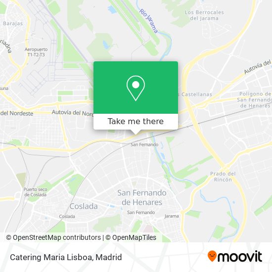 Catering Maria Lisboa map