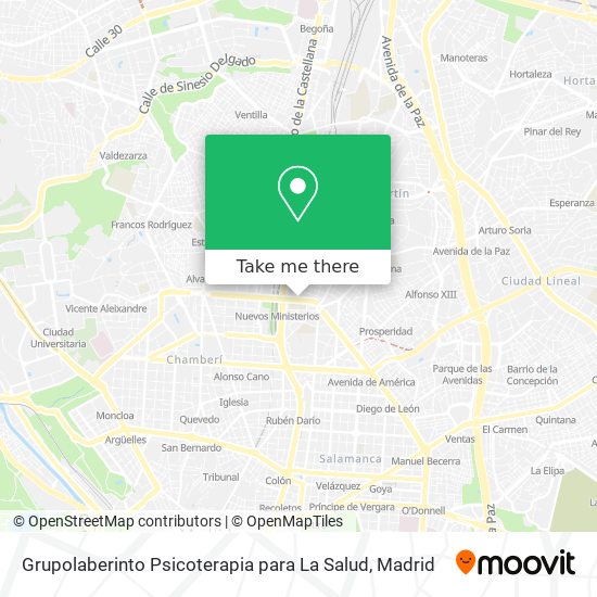 Grupolaberinto Psicoterapia para La Salud map