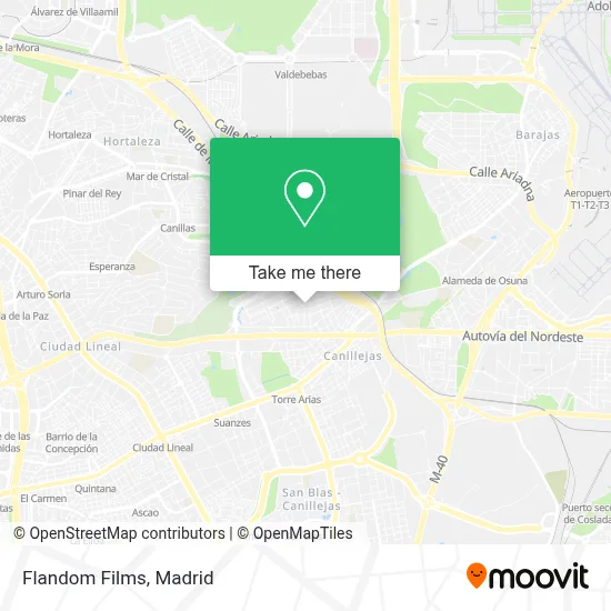 Flandom Films map