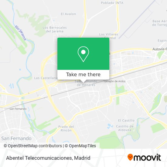 mapa Abentel Telecomunicaciones