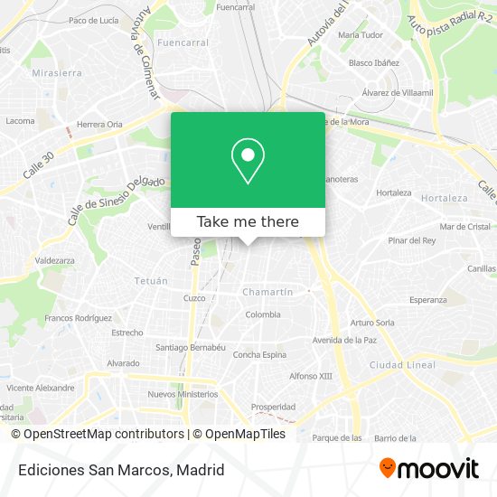 Ediciones San Marcos map