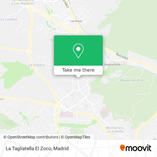 La Tagliatella El Zoco map