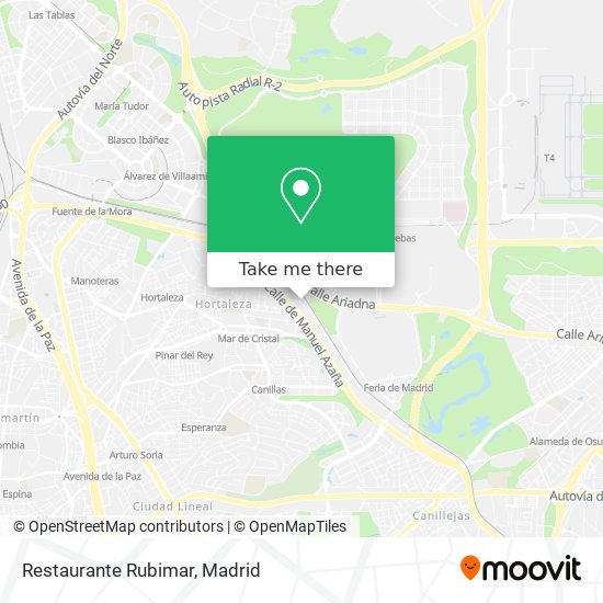 Restaurante Rubimar map