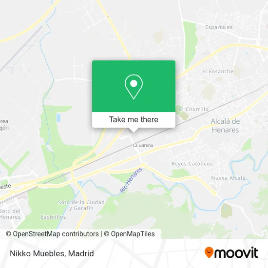 Nikko Muebles map