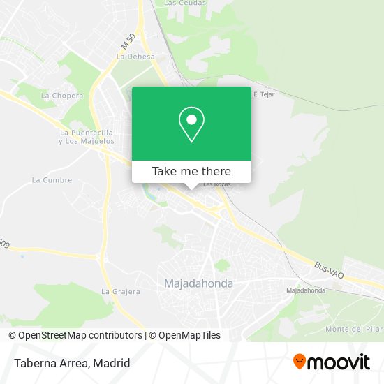 Taberna Arrea map