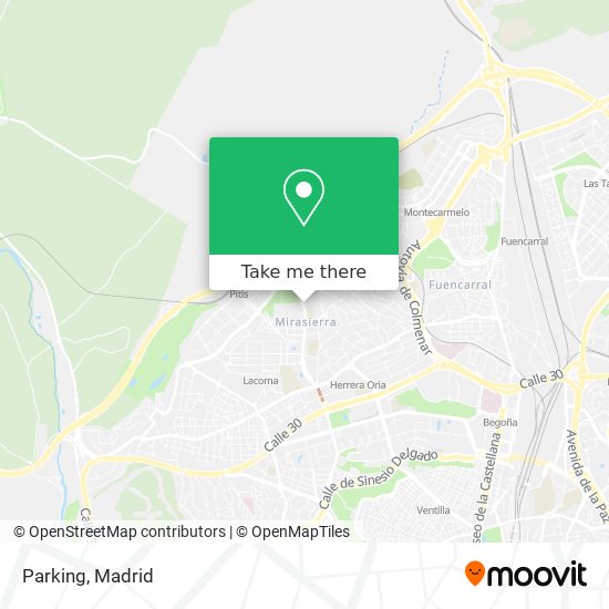 Parking map