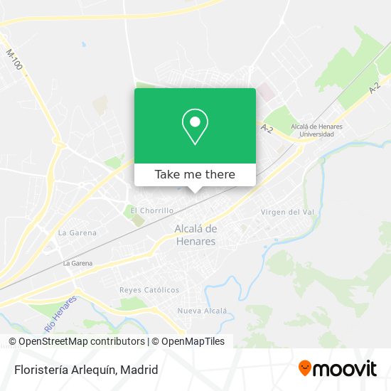 mapa Floristería Arlequín