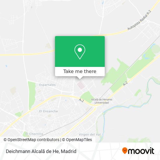 Deichmann Alcalã de He map