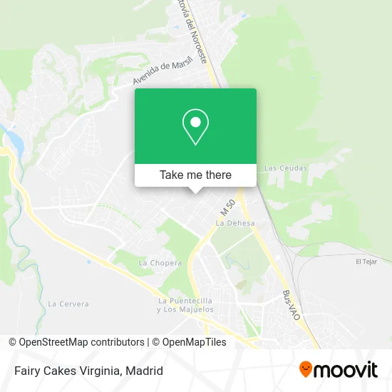 Fairy Cakes Virginia map
