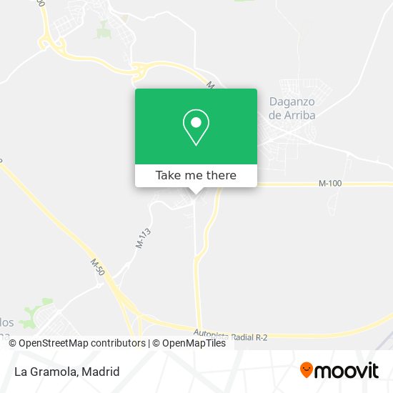 mapa La Gramola