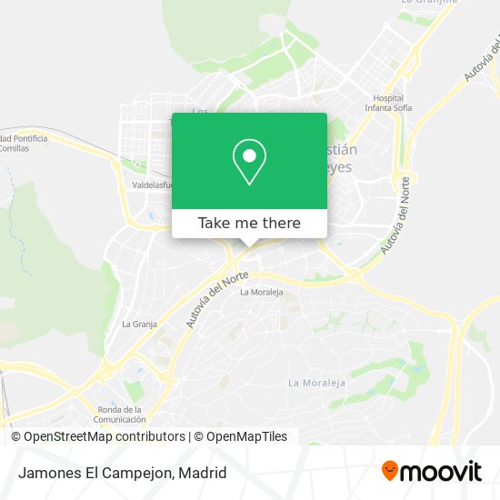 Jamones El Campejon map