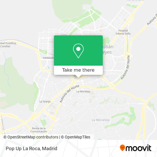 mapa Pop Up La Roca