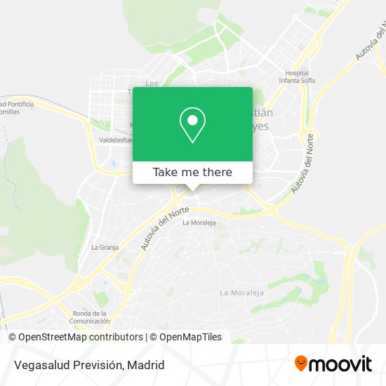 mapa Vegasalud Previsión