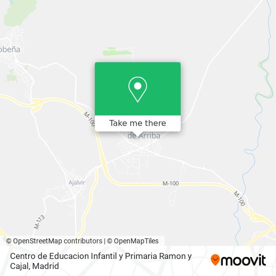 Centro de Educacion Infantil y Primaria Ramon y Cajal map