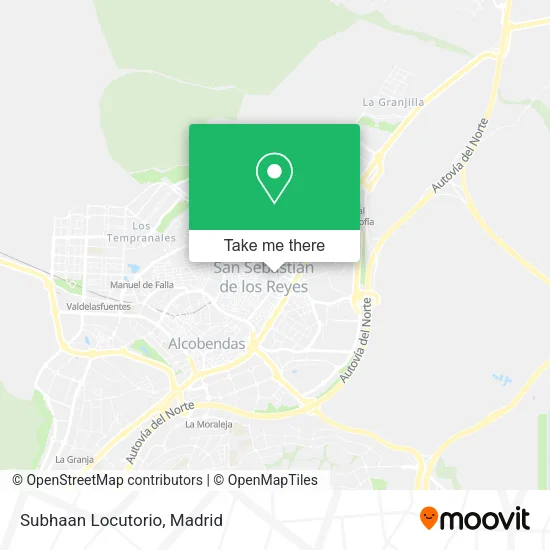 Subhaan Locutorio map
