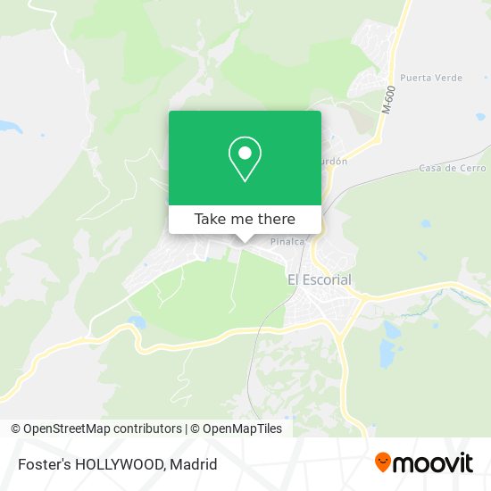 Foster's HOLLYWOOD map