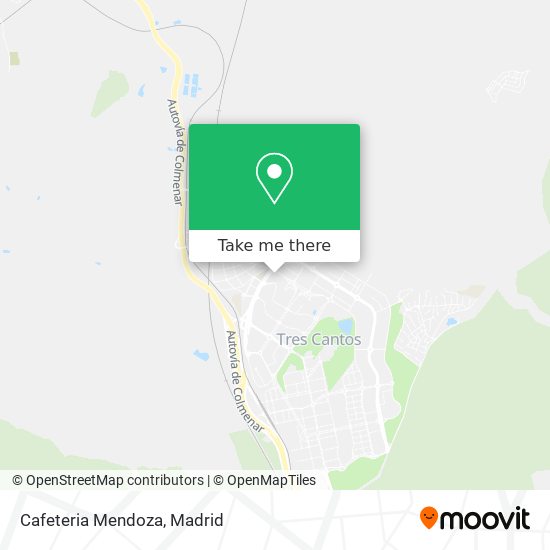 Cafeteria Mendoza map