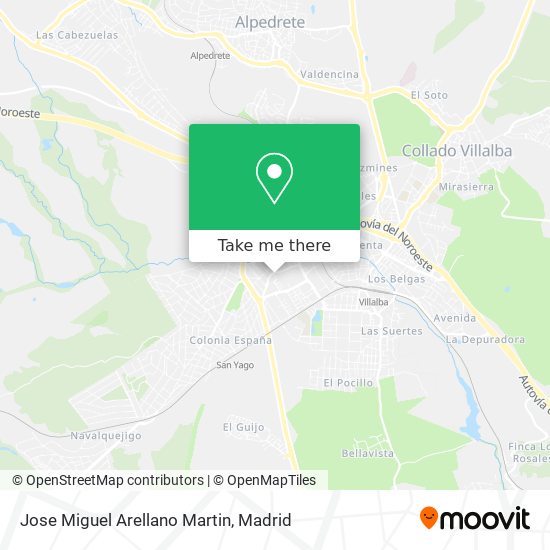 Jose Miguel Arellano Martin map