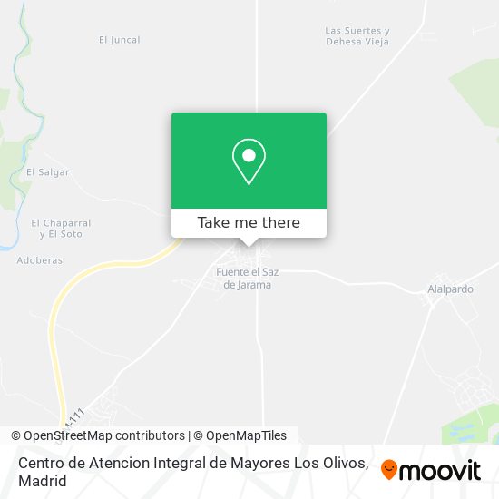 Centro de Atencion Integral de Mayores Los Olivos map