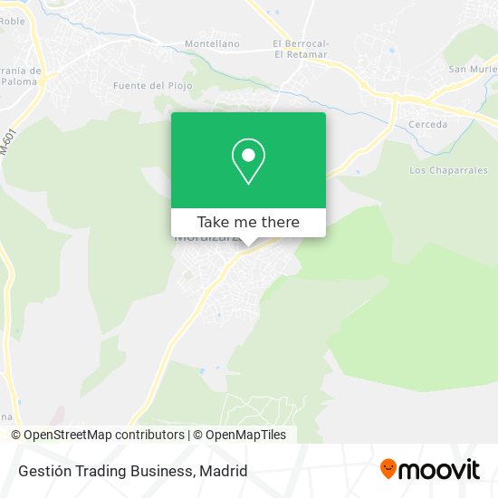 Gestión Trading Business map