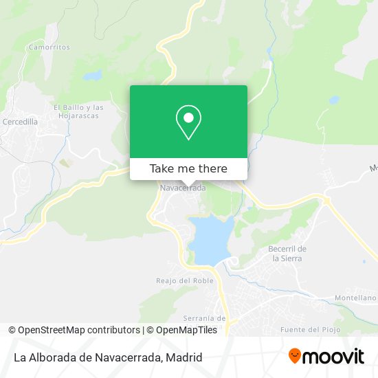 La Alborada de Navacerrada map