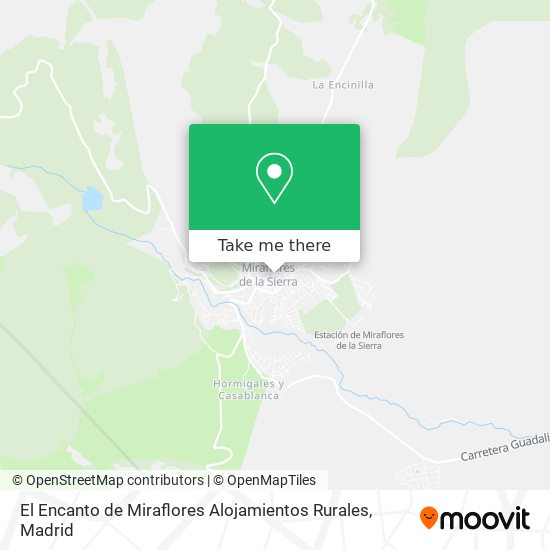 El Encanto de Miraflores Alojamientos Rurales map