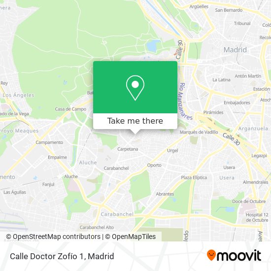 Calle Doctor Zofío 1 map