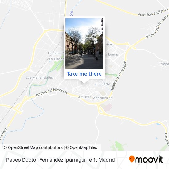 Paseo Doctor Fernández Iparraguirre 1 map