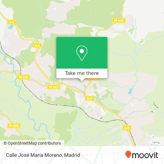 Calle José María Moreno map