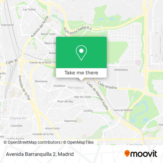 mapa Avenida Barranquilla 2