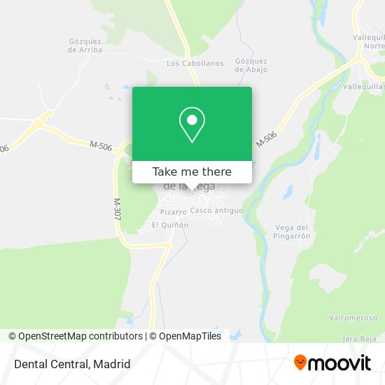 mapa Dental Central