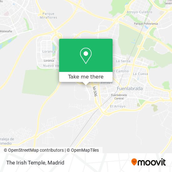 mapa The Irish Temple