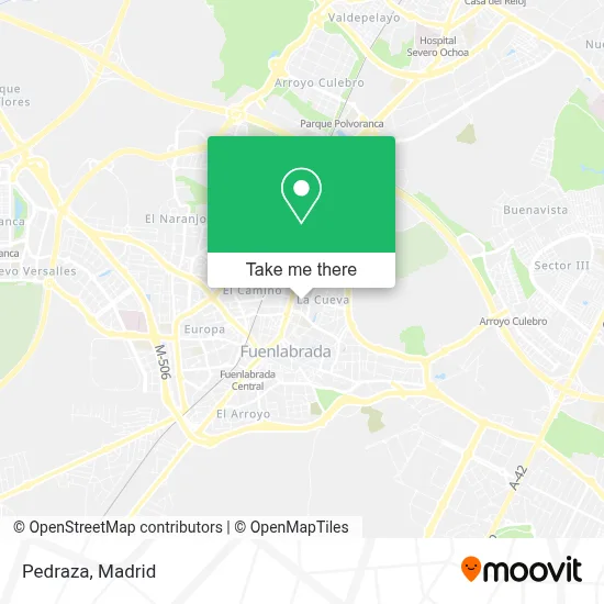 Pedraza map