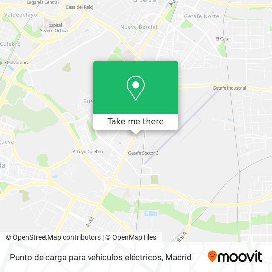 Punto de carga para vehículos eléctricos map