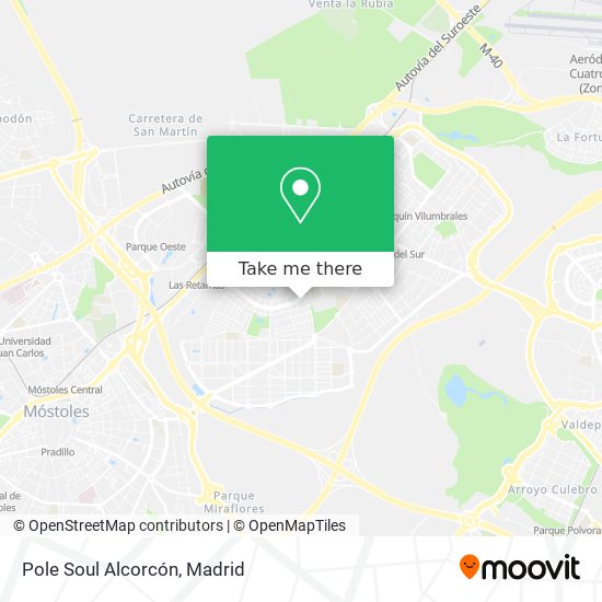 Pole Soul Alcorcón map