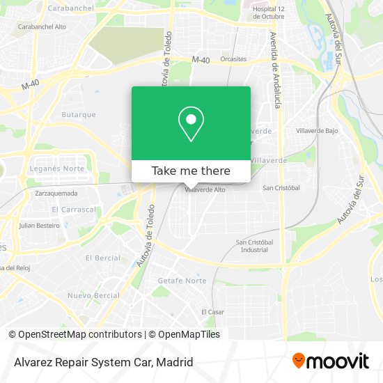 Alvarez Repair System Car map