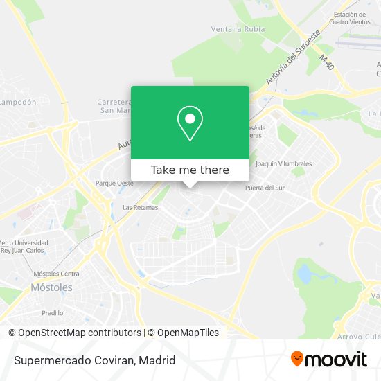Supermercado Coviran map