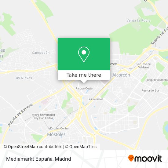 mapa Mediamarkt España