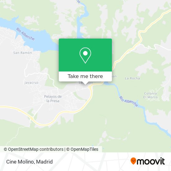 mapa Cine Molino