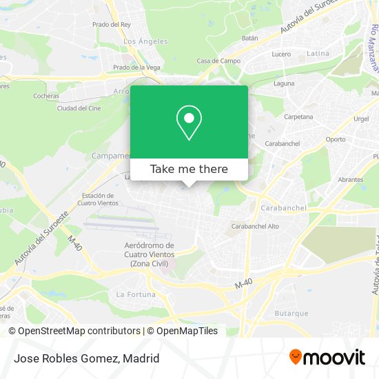 mapa Jose Robles Gomez