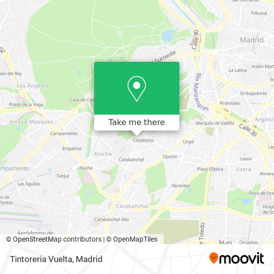 Tintoreria Vuelta map