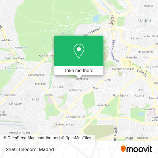 Shati Telecom map
